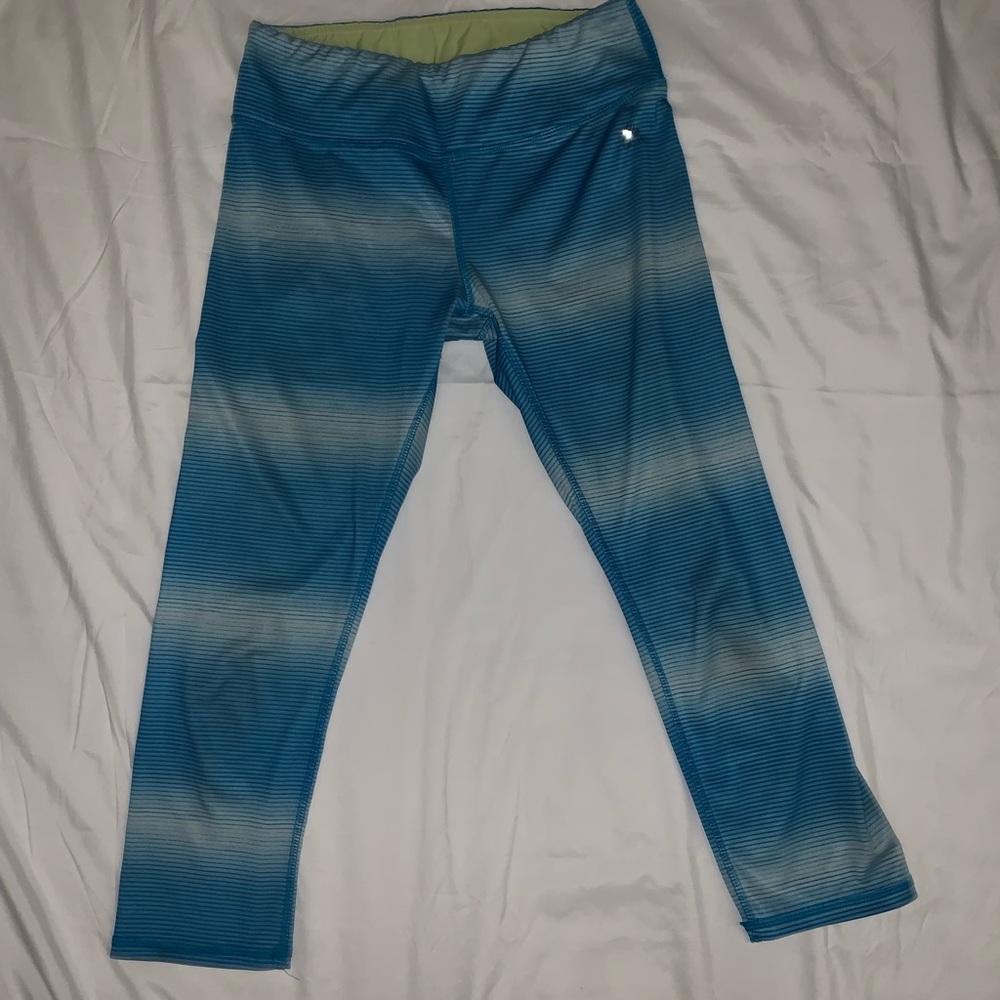 Reebok’s 3/4 Blue Leggings